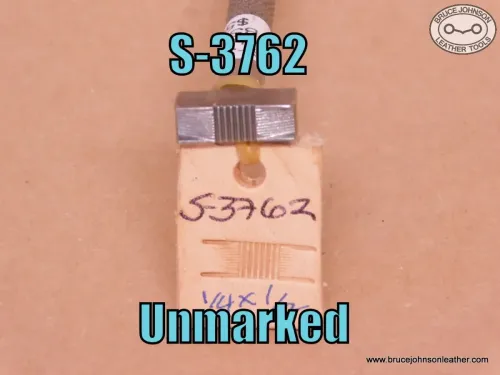 S-3762 – Unmarked line center basket stamp, 1-4X 1-2 inch – $50.00