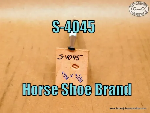 S-4045 – Horse Shoe Brand rope stamp, 1-16 X 3-16 inch – $70.00.