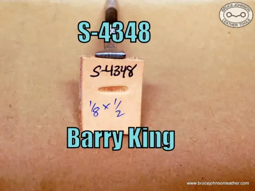 S-4348 – Barry King horizontal line shader, 1-8 X 1-2 inch – $30.00