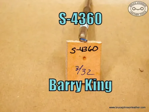 S-4360 – Barry King lifter-undershot, 3-32 inch wide – $25.00
