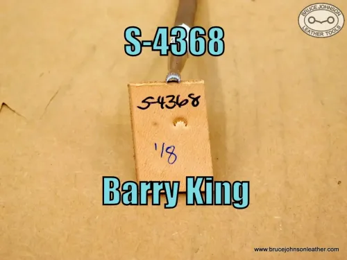 S-4368 – Barry King fluted cam stamp, 1-8 inch – $35.00
