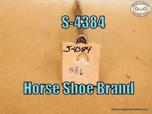 S-4384 – Horse Shoe Brand geometric-border stamp, 5-16 inch wide – $60.00.