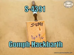 S-4391 – Gomph Hackbarth stop stamp, 1-16 X 3-16 inch – $30.00.