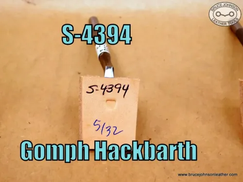 S-4394 – Gomph Hackbarth smooth beveler, 5-32 inch – $30.00