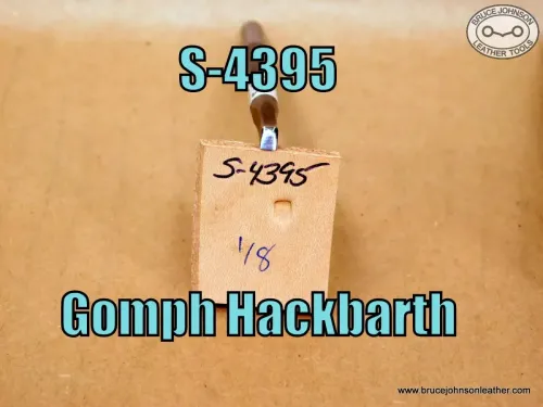 S-4395 – Gomph Hackbarth smooth beveler, 1-8 inch wide – $30.00.