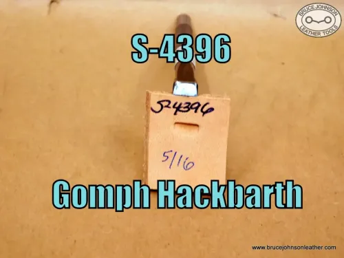 S-4396 – Gomph Hackbarth smooth beveler, 5-16 inch wide – $30.00.