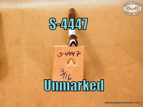 S-4447 – unmarked smooth mule foot, 3-16 inch – $20.00.