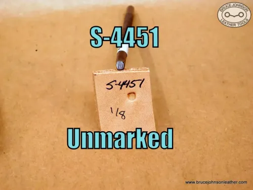 S-4451 – unmarked vertical line beveler, 1-8 inch – $20.00.