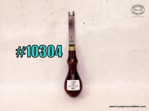 SOLD -10304 – Horse Shoe Brand Tools #5 Western bent toe edger – $60.00.