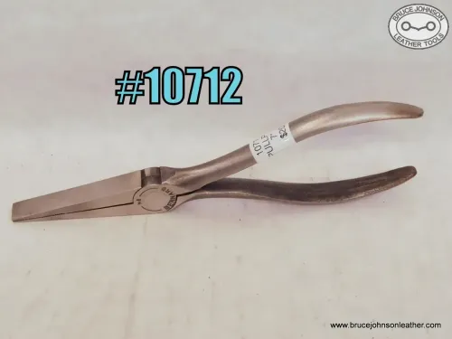 SOLD - 10712 – Bernard 7 inch pliers with slightly serrated jaw – $20.00