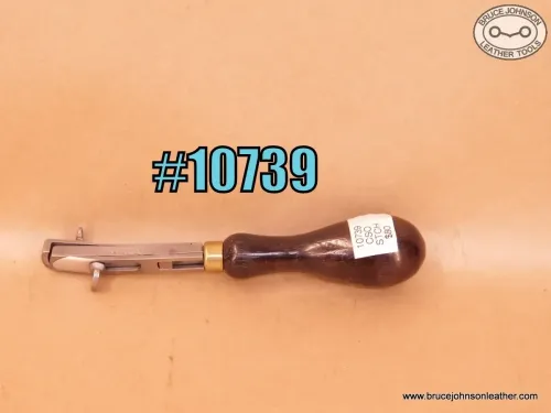 SOLD – 10739 – CS Osborne Newark marked straight channeler – $80.00.