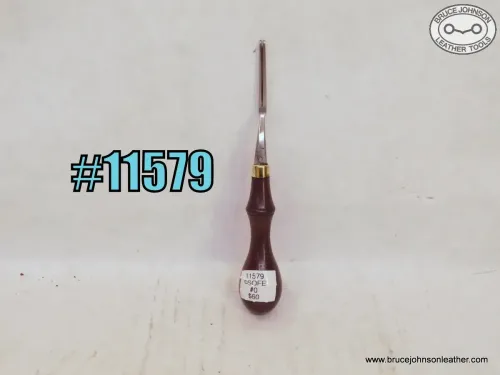 SOLD - 11579 – CS Osborne #0 French edger, about 1-32 inch of cut – $60.00