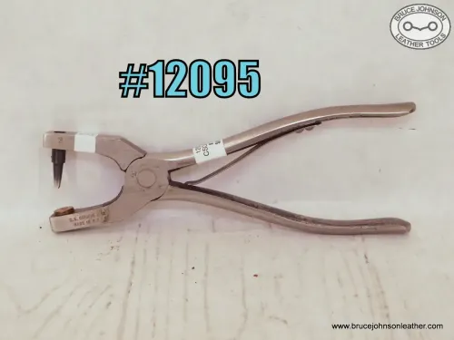 SOLD - 12095 – refurbished CS Osborne #2 single tube punch – $65.00.