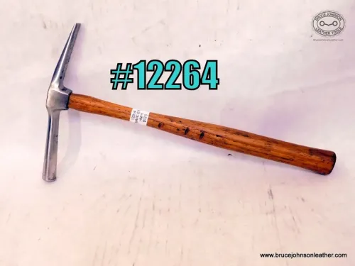 SOLD – 12264 – BL Marder saddlers tack hammer with straight smooth cross peen – $125.00.