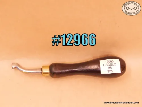 SOLD – 12966 – CS Osborne #5 single line creaser – $25.00.