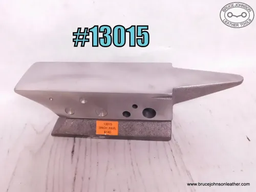 SOLD - 13015 – new Beilers leather worker bench anvil, 11 pounds – $140.00.