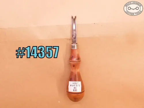 SOLD - 14357 – Weaver #3 Western edger – $30.00.