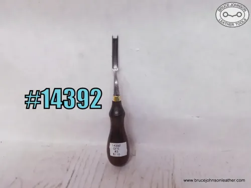 SOLD - 14392 – Gomph #3 French edger, 3-16 inch of cut – $110.00