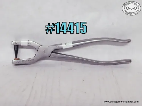 SOLD - 14415 – CS Osborne #3 refurbished single tube punch – $60.00.