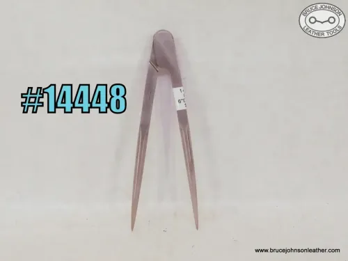 SOLD - 14448 – unmarked 6 inch saddler divider – $60.00