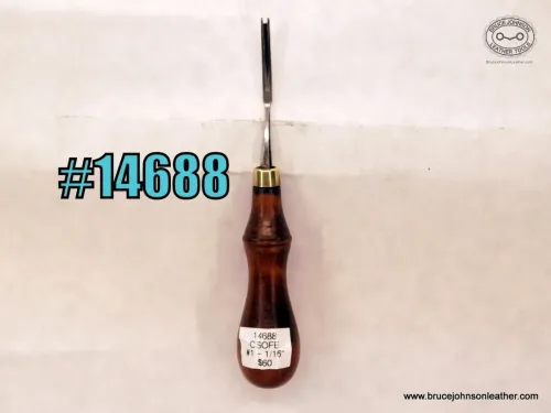 SOLD – 14688 – CS Osborne #1 French edger – $60.00.