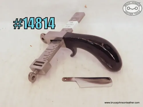 SOLD - 14814 – CS Osborne Newark marked metal draw gauge – $65.00.