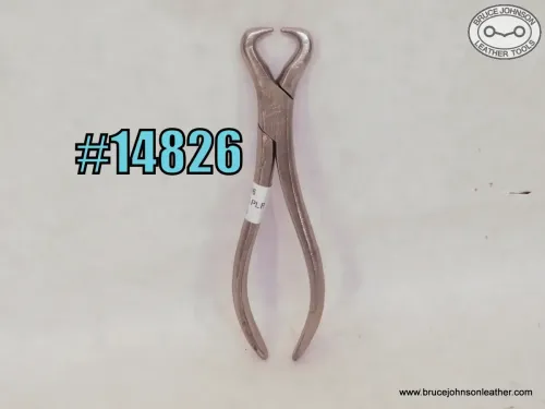 SOLD - 14826 – CS Osborne pad screw pliers, good for punch tubes – $40.00.