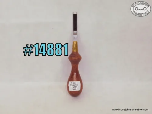 SOLD – 14881 – Palosanto 1-4 inch French edger – $60.00.