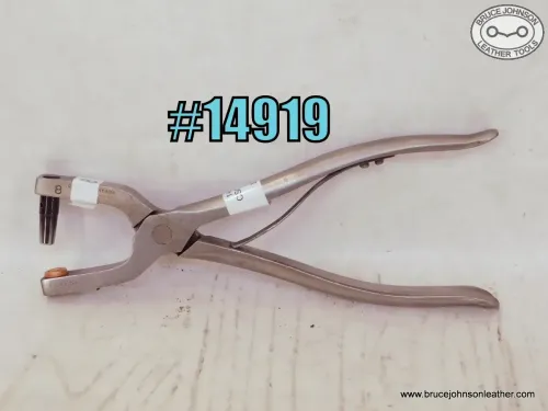 SOLD - 14919 – Refurbished CS Osborne #8 single tube punch – $65.00.