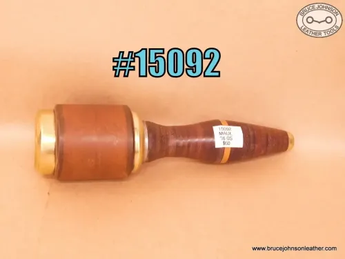 SOLD - 15092 – unmarked really nice 36 ounce Maul – $60.00