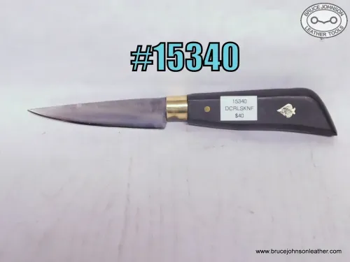 SOLD - 15340 – Don Carlos straight knife – $40.00.