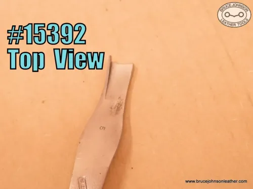 SOLD - 15392 – HF Osborne #5 improved French edger, top view – $250.00.