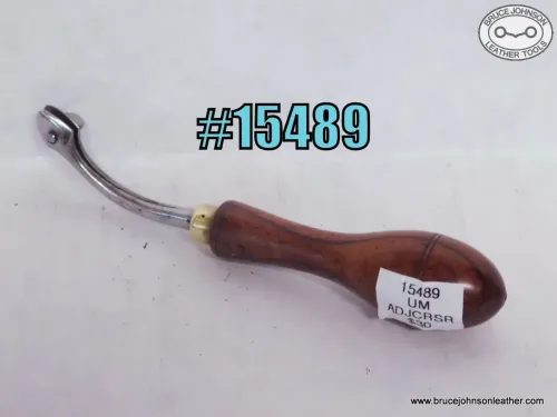 SOLD - 15489 – unmarked adjustable creaser – $30.00.