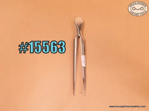 SOLD - 15563 – Horse Shoe Brand Tools saddler dividers, 5.5 inch – $60.00.