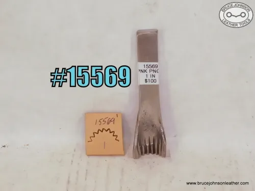 SOLD - 15569 – pinking punch, 1 inch – $100.00.