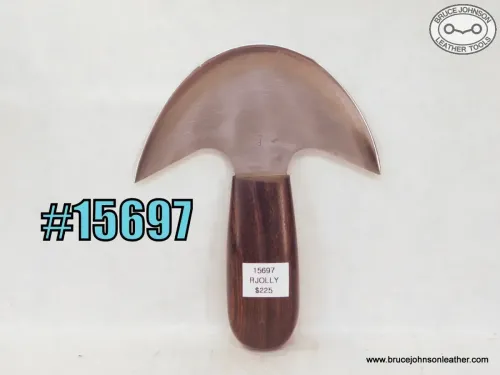 SOLD - 15697 – Robert Jolley round knife, 5 inches wide – $225.00.