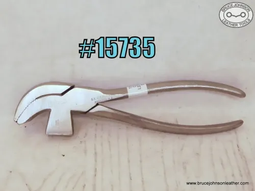 SOLD - 15735 – CS Osborne lasting pliers super clean and tight – $40.00.