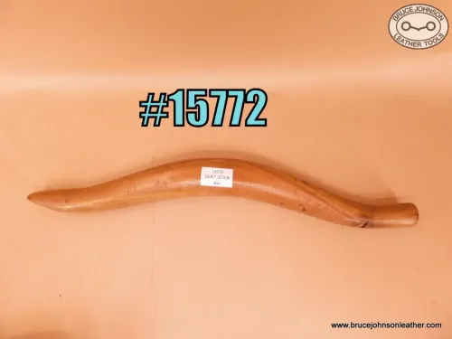 SOLD - 15772 – seat stick-saddle bow with checked knot in one end – $60.00.