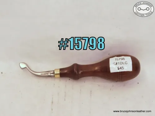 SOLD – 15798 – Gomph #1 double line creaser – $45.00.