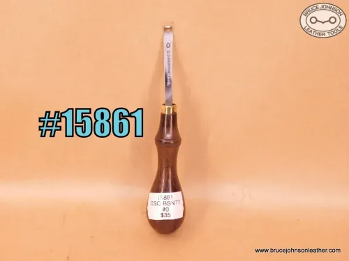 SOLD - 15861 – CS Osborne #0 Bissonette edger – $35.00