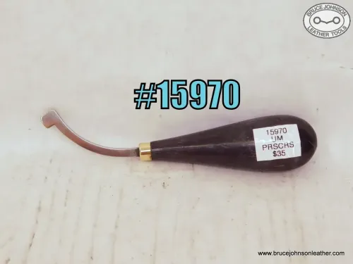 SOLD – 15970 – unmarked 1-16 inch purse crease – $35.00.