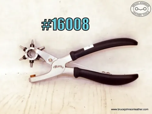 SOLD - 16008 – Weaver forged Rotary punch, sharpened and ready to go – $75.00