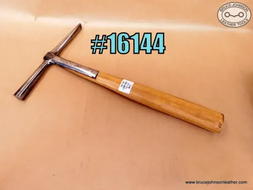 SOLD – 16144 – CS Osborne strap handle tack hammer with straight cross peen, 10 ounce – $40.00