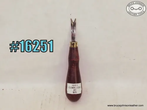 SOLD - 16251 – Unmarked common edger #3 – $20.00.