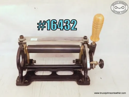 SOLD - 16432 – Twist handle 8 inch Leather splitter – $375.00.
