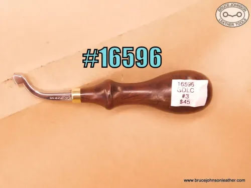 SOLD – 16596 – Gomph #3 double line creaser – $45.00.