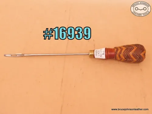 SOLD - 16939 – lace puller with nice braiding on handle – $55.00.