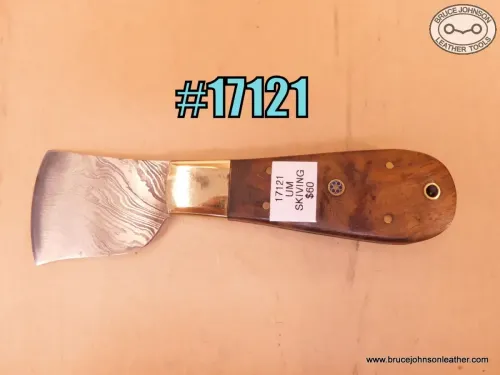 SOLD - 17121 – unmarked skiving knife – $60.00.