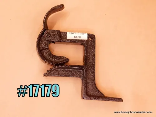SOLD – 17179 – bench strap holding clamp – $120.00.