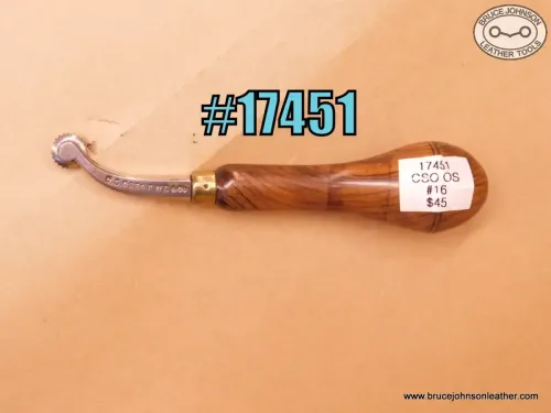 SOLD – 17451 – CS Osborne #16 over stitch – $45.00.